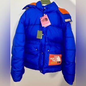 The North Face x Gucci padded jacket XL